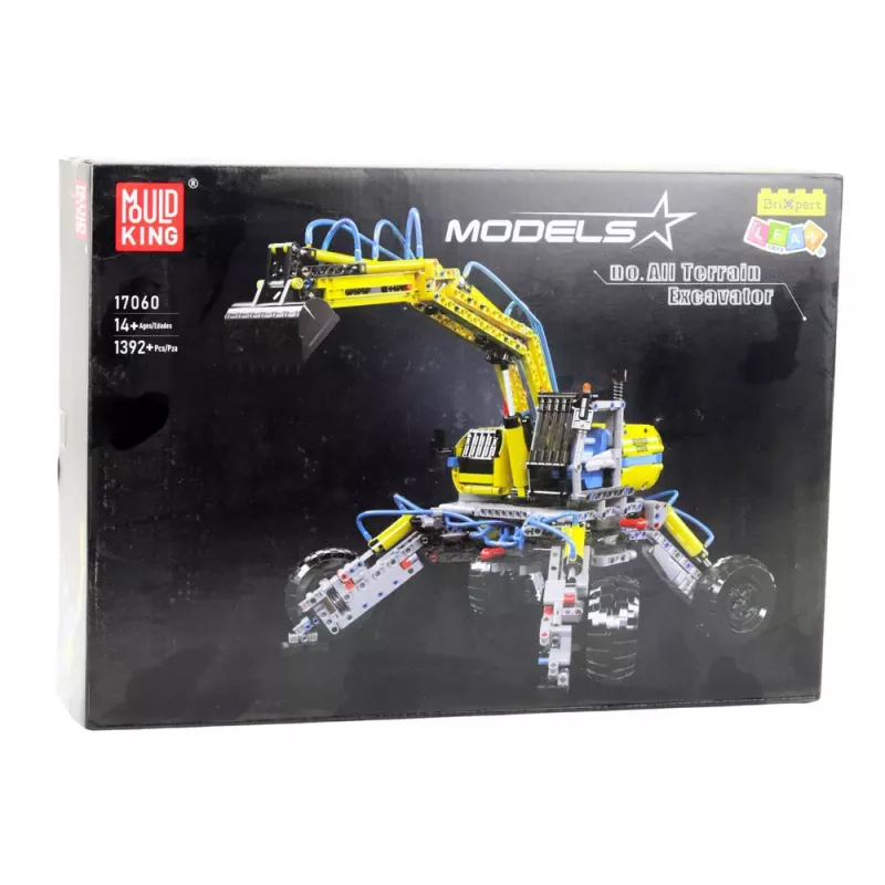 LEAN TOYS Construction Bricks Mobile All Terrain Excavator 1392 pcs.