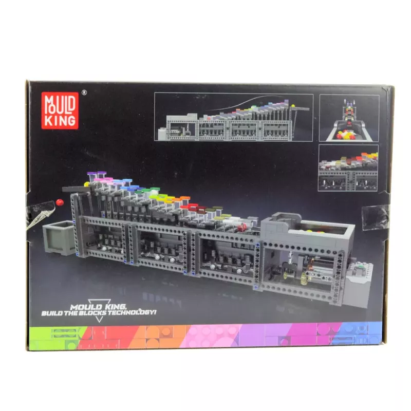 LEAN TOYS Construction Blocks Ball Track with Electric Motor 1038 pcs.