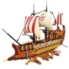 LEAN TOYS Senovės Romos laivo statybiniai blokeliai 2073 vnt.