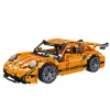 LEAN TOYS GT Racing Car Construction Bricks Orange 1:14 1268 pcs.