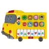 LEAN TOYS Electric Piano Educational For Toddlers Yellow Bus