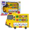 LEAN TOYS Electric Piano Educational For Toddlers Yellow Bus