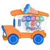LEAN TOYS elektrinis pianinas lavinantis vaikams ledų salono oranžinis
