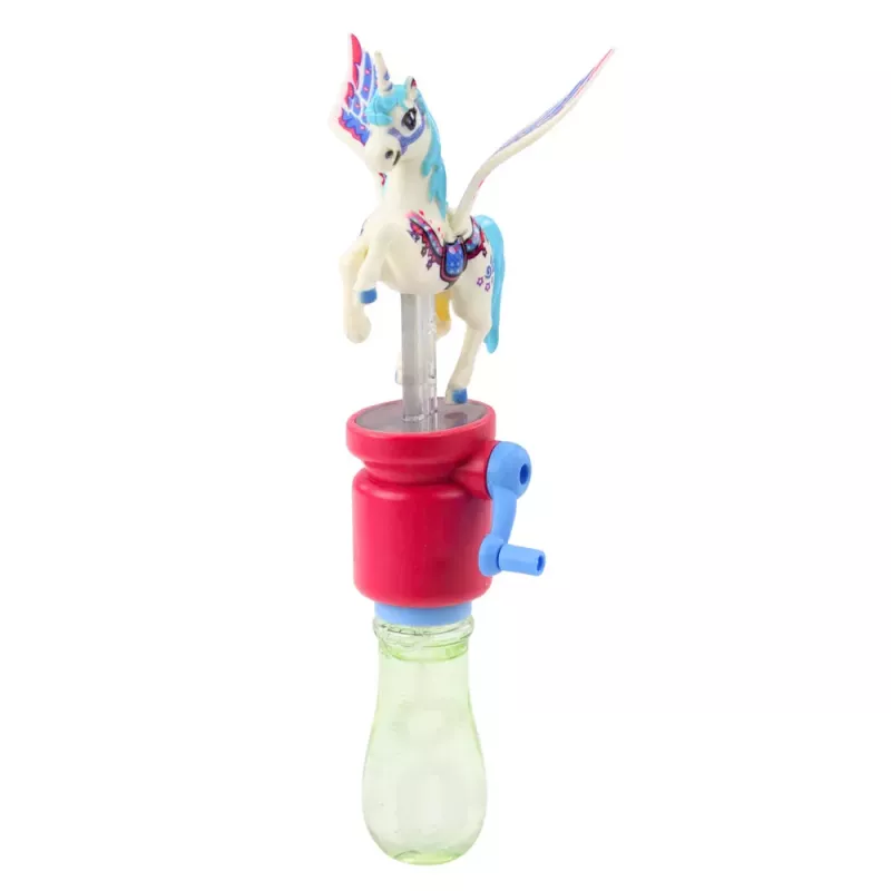 LEAN TOYS Muilo burbulų žaislas Vienaragis judantys sparnai Suktuvas 23cm Įvairūs
