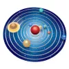 LEAN TOYS DIY Saulės sistemos planetų plastikinis edukacinis rinkinys