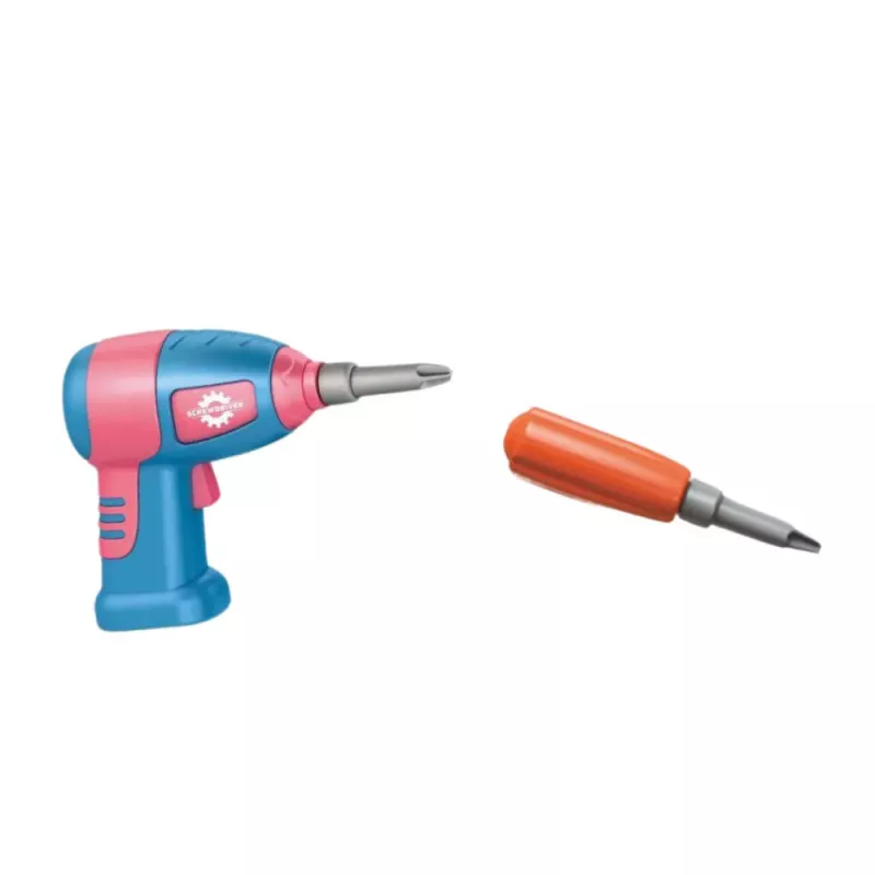 LEAN TOYS DIY Atsuktuvų rinkinys Lagaminas Dinozaurų blokeliai Atsuktuvas 228 vnt.