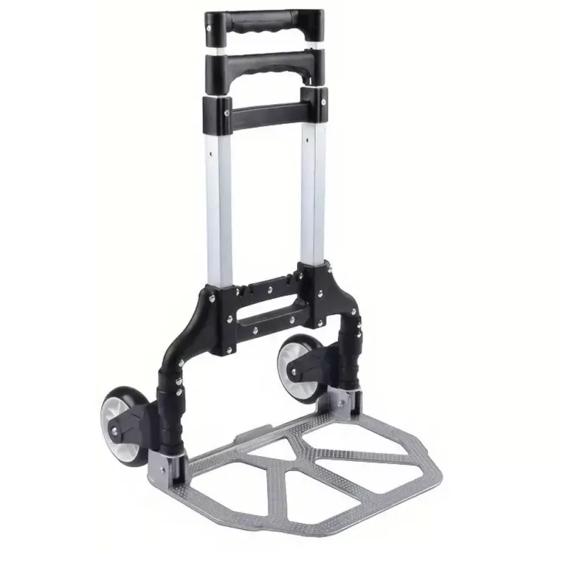 LEAN Lengvas sulankstomas aliumininis sandėlio transportinis vežimėlis 70 kg