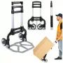LEAN Lengvas sulankstomas aliumininis sandėlio transportinis vežimėlis 70 kg