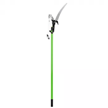 LEAN Teleskopinės genėjimo žirklės ir šakų pjūklas 2v1 ant strypo 125-240 cm