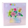 LEAN TOYS Construction Blocks Composition In Box Flower Box Purple LED 706pcs
