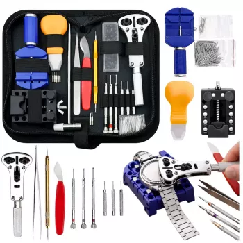 LEAN Watch Repair Kit Professional Tools Case 147 pcs.