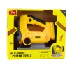 LEAN TOYS belaidis dėlionės pjūklas vaikams su šviesomis ir garsais geltonas