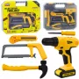 LEAN TOYS DIY rinkinys Gręžtuvas Įrankiai Šviesos Garsai Dėklas