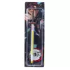 LEAN Katana Sword Anime Ballpoint Pen Metal Black Ink Replaceable Refill White and Yellow