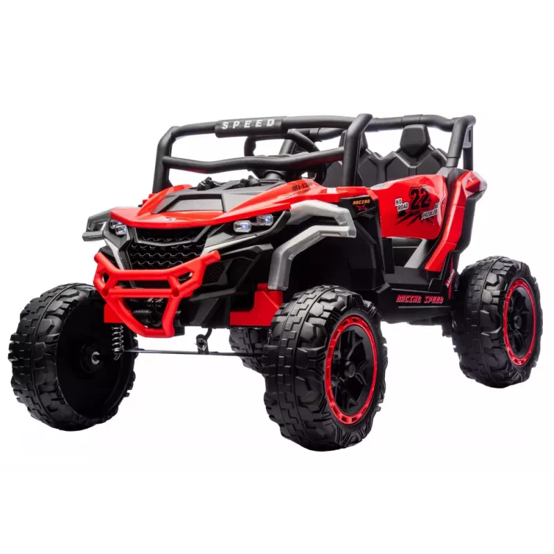 LEAN CARS M1 Raudona baterijomis varoma transporto priemonė 4x4