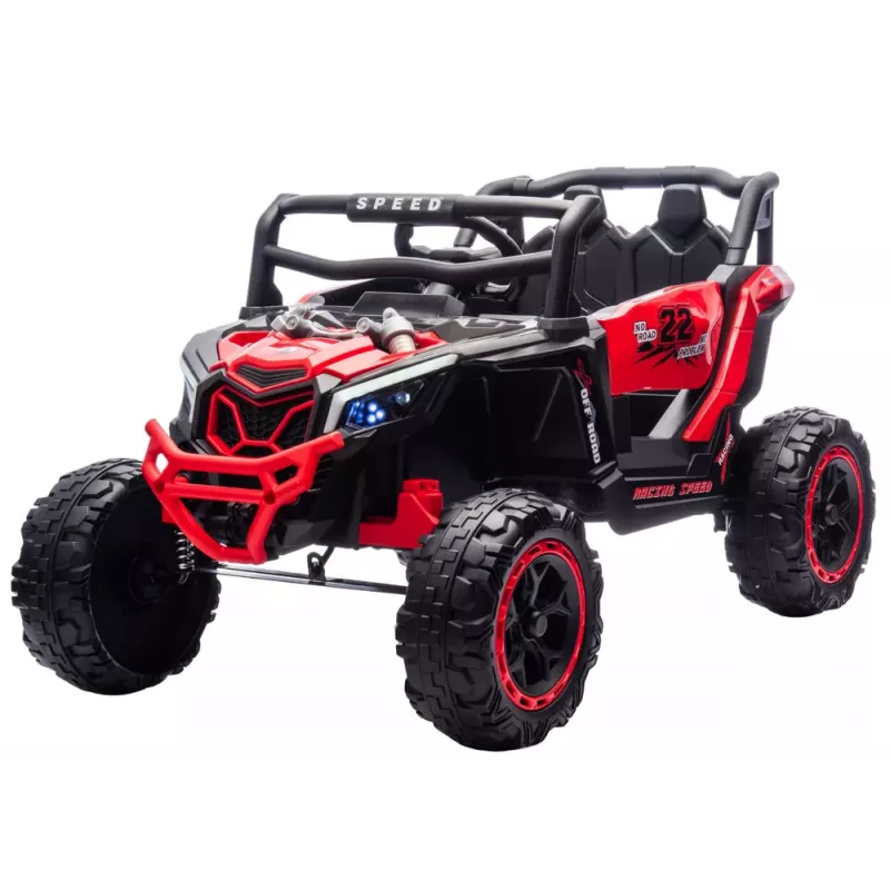 LEAN CARS M2 Raudona baterijomis varoma transporto priemonė 4x4
