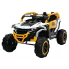 LEAN CARS M3 Geltona ir Balta Baterijomis Varoma Transporto Priemonė 4x4