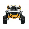 LEAN CARS M3 Geltona ir Balta Baterijomis Varoma Transporto Priemonė 4x4