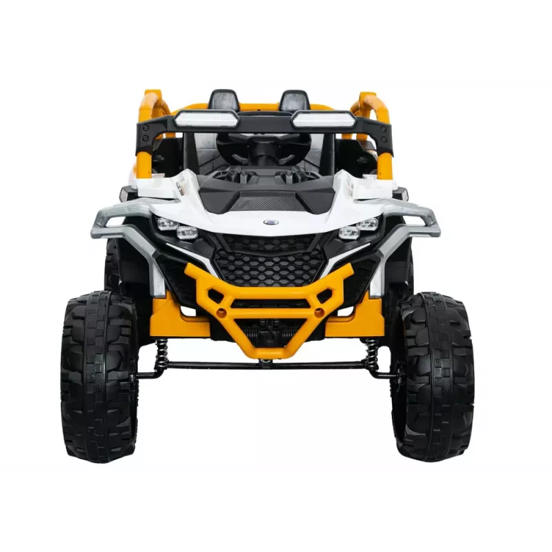 LEAN CARS M3 Geltona ir Balta Baterijomis Varoma Transporto Priemonė 4x4