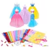 LEAN TOYS DIY kūrybinis rinkinys lėlių drabužių projektavimui ir siuvimui