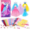 LEAN TOYS DIY kūrybinis rinkinys lėlių drabužių projektavimui ir siuvimui