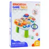 LEAN TOYS Interaktyvus edukacinis stalas mažyliams su šviesomis ir garsais, pastelinėmis spalvomis, 6-in-1