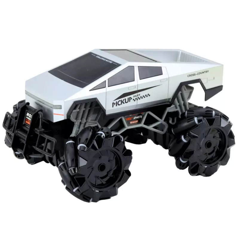 LEAN TOYS Visureigis pikapas su nuotolinio valdymo RC šviesomis ir dūmų efektu 1:16