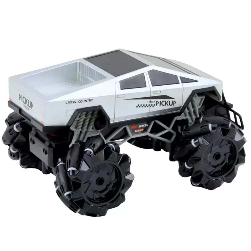 LEAN TOYS Visureigis pikapas su nuotolinio valdymo RC šviesomis ir dūmų efektu 1:16