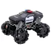 LEAN TOYS RC Policijos Visureigis su Šviesomis ir Dūmų Efektu 1:16