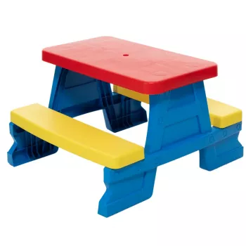 Dorex Blue Garden Table and Bench Set for Children 5067