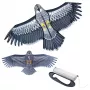 LEAN TOYS Eagle Bird-Shaped Kite with Rope Handle 150 x 70cm