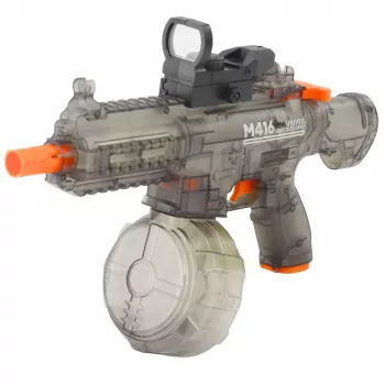 LEAN TOYS Electric Water Gun M416 Illuminated Sight 450 ml 8-10 m