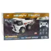 LEAN TOYS nuotoliniu valdymu RC Crawler ekskavatorius su šviesomis ir garsais, baltas, mastelis 1:24