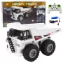 LEAN TOYS RC nuotoliniu valdymu savivartis su šviesomis ir garsais baltas 1:24