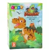 LEAN TOYS DIY Dinozaurai Stiklainyje Kūrybinis Rinkinys Naktinė Lempa su Pulteliu
