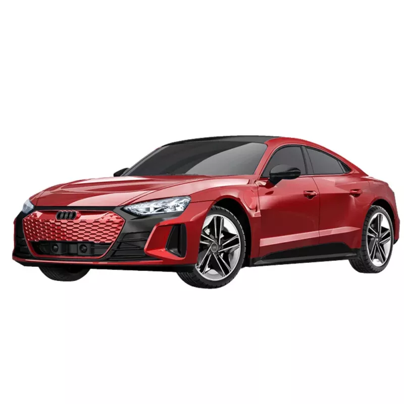 Double E Audi RS E-tron GT nuotoliniu valdymu automobilis RC raudonas 1:14