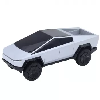 Double E nuotoliniu valdymu automobilis RC pikapas su LED žibintais sidabrinis 1:16 4WD 2.4 GHz