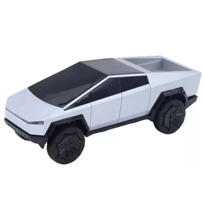 Double E nuotoliniu valdymu automobilis RC pikapas su LED žibintais sidabrinis 1:16 4WD 2.4 GHz