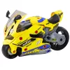 LEAN TOYS 2-in-1 DIY Workshop Lights Sounds Smoke Motorcycle Yellow 43cm