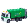 LEAN TOYS Šiukšliavežis su šiukšliadėže, šviesomis ir garsais, žalias, mastelis 1:16