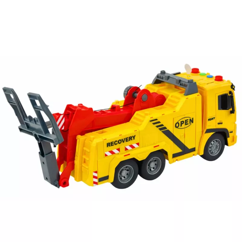 LEAN TOYS Automobilinis vilkikas su šviesomis ir garsais 1:16