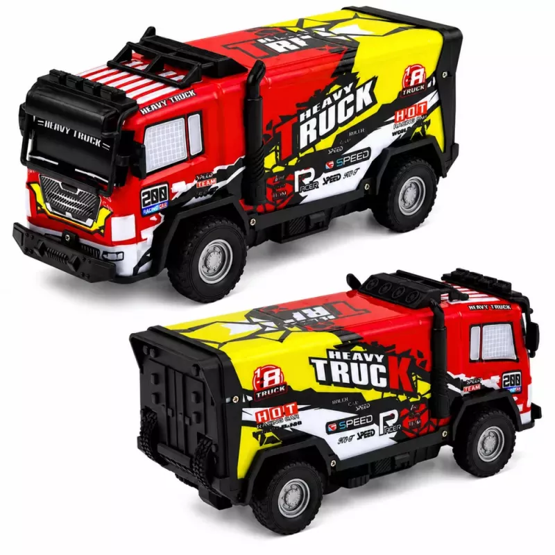 LEAN TOYS Visureigis Sunkvežimis su Apšviestu Kėbulu ir Variklio Garsais 1:16 RC Sunkvežimis 4WD 2.4 GHz Žalia/Juoda