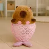 LEAN TOYS Plush Toy Capybara Mermaid Pink 28cm