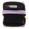LEAN dviejų skyrių piniginė su kortelių skyreliais Kapibara violetinė 12,5 x 8,5 cm