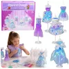 LEAN TOYS DIY Doll Dress Sewing Kit Little Fashion Designer 143 pcs.