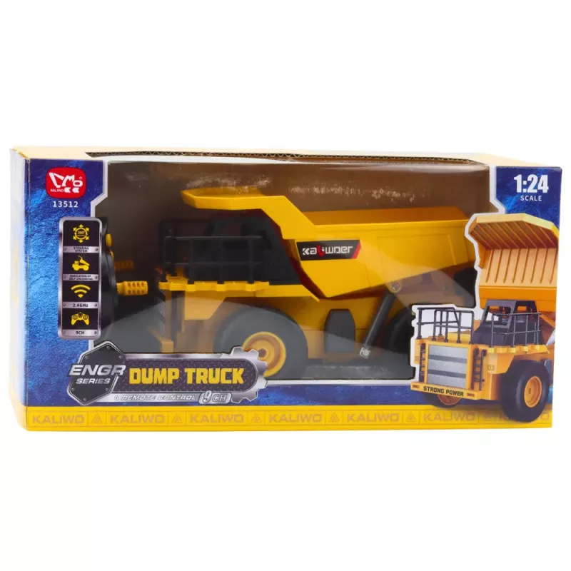 LEAN TOYS Nuotoliniu Valdymu Statybinis Savivartis RC LED Šviesos 1:24
