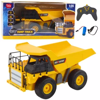 LEAN TOYS Nuotoliniu Valdymu Statybinis Savivartis RC LED Šviesos 1:24