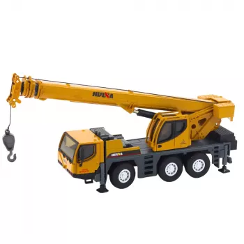 Huina Crane Construction Vehicle Movable Metal Parts 1:50