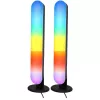 LEAN rinkinys iš 2 vnt. aplinkos RGB LED žaidimų stalinių lempų su nuotolinio valdymo pulteliu