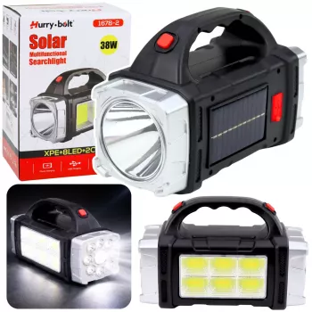 LEAN HB-1678 38W daugiafunkcis plataus kampo LED saulės prožektorius